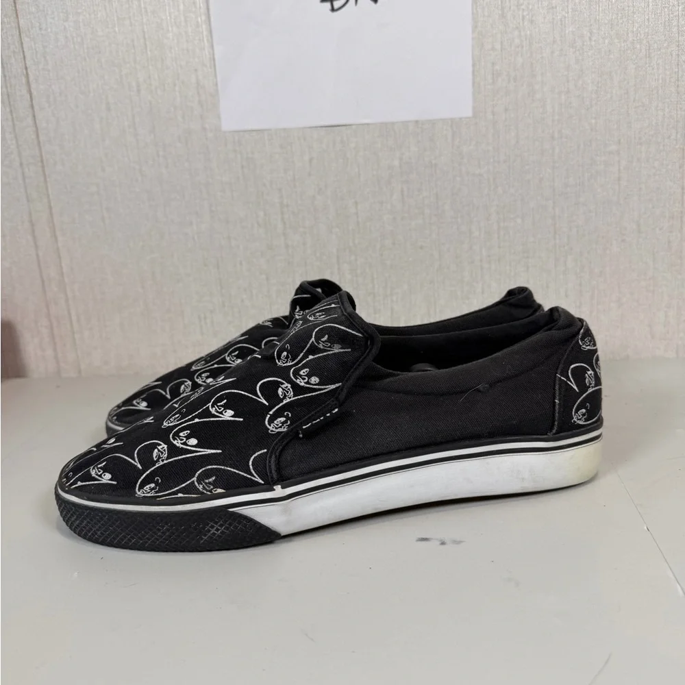 Duffs The dude black canvas slip-on sneakers Size‎ 11